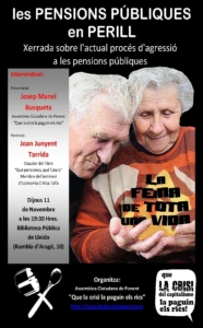 Cartell Pensions Lleida