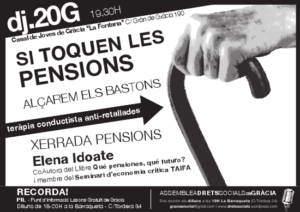Pensions Gràcia 20.01.2011